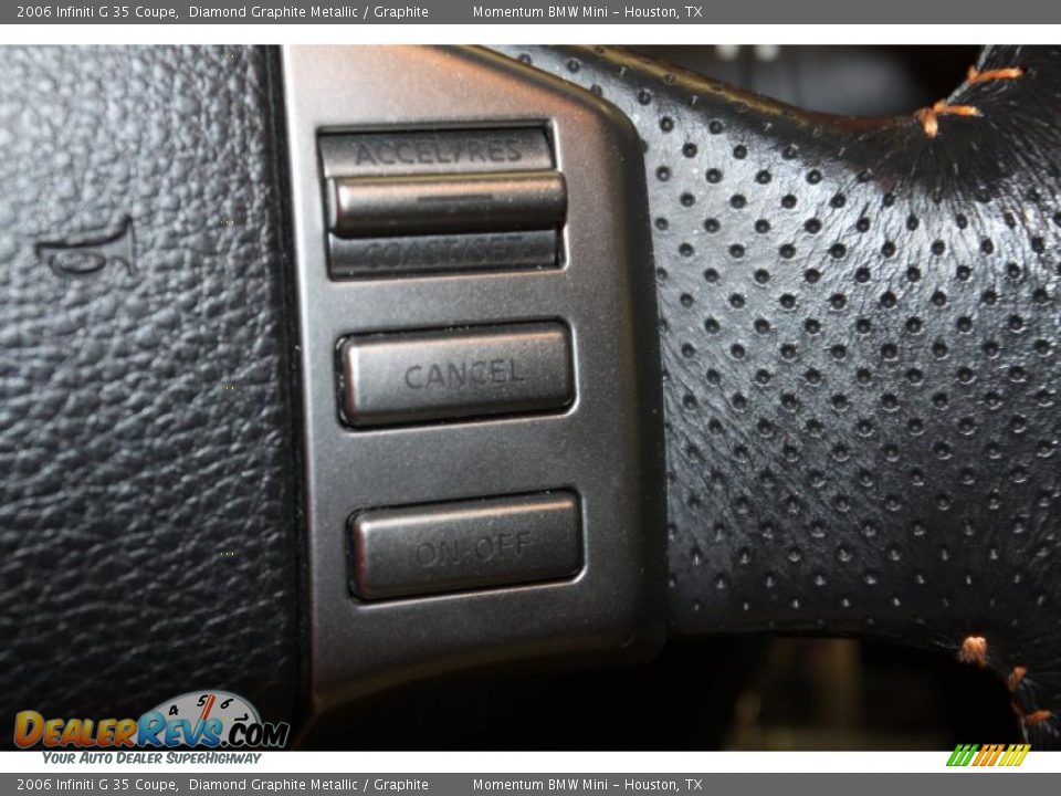2006 Infiniti G 35 Coupe Diamond Graphite Metallic / Graphite Photo #10