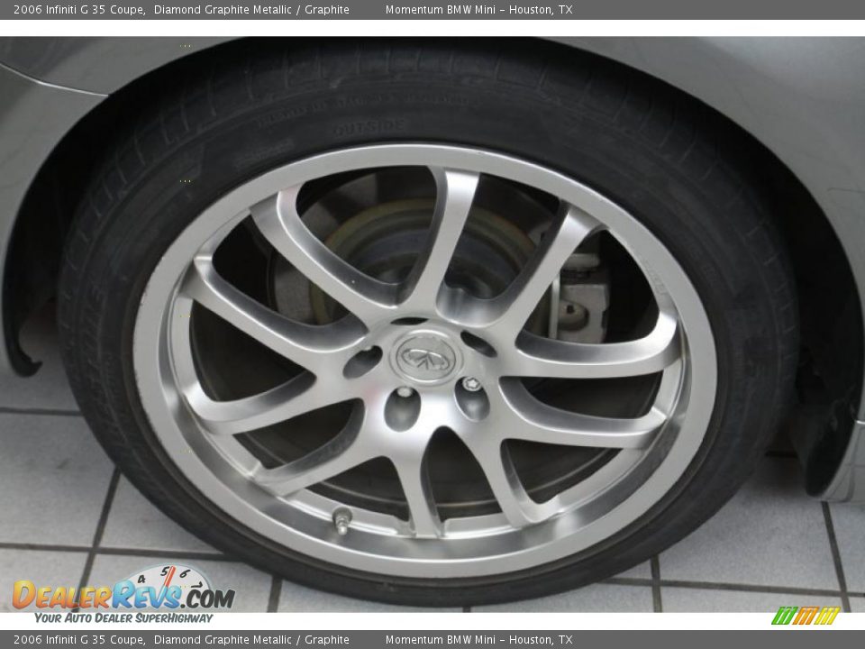 2006 Infiniti G 35 Coupe Diamond Graphite Metallic / Graphite Photo #14