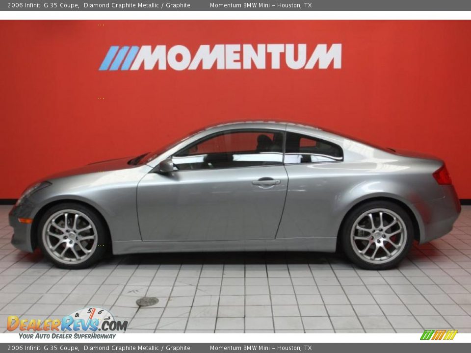 2006 Infiniti G 35 Coupe Diamond Graphite Metallic / Graphite Photo #17
