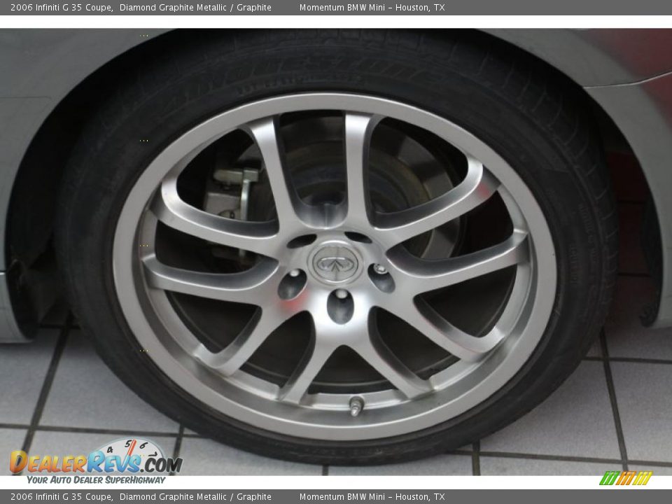 2006 Infiniti G 35 Coupe Diamond Graphite Metallic / Graphite Photo #18