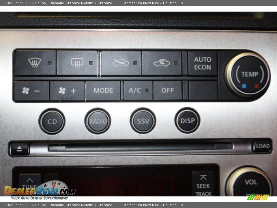 2006 Infiniti G 35 Coupe Diamond Graphite Metallic / Graphite Photo #26