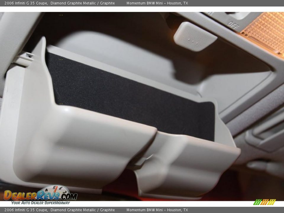 2006 Infiniti G 35 Coupe Diamond Graphite Metallic / Graphite Photo #34