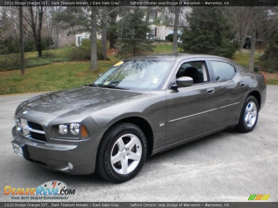 2010 Dodge Charger SXT Dark Titanium Metallic / Dark Slate Gray Photo #1