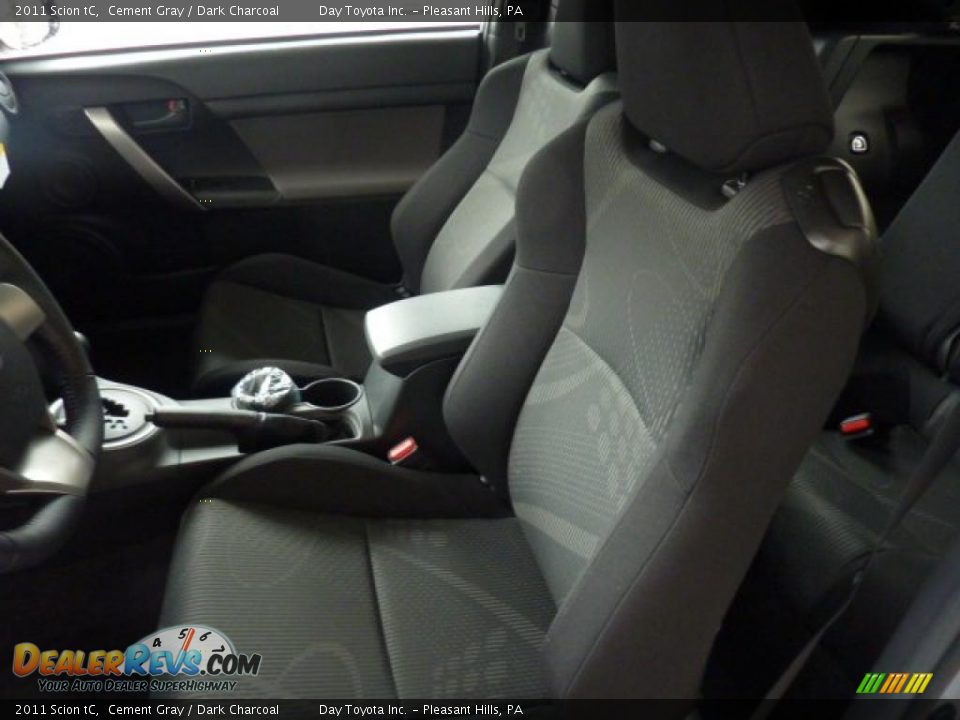 Dark Charcoal Interior - 2011 Scion tC  Photo #8