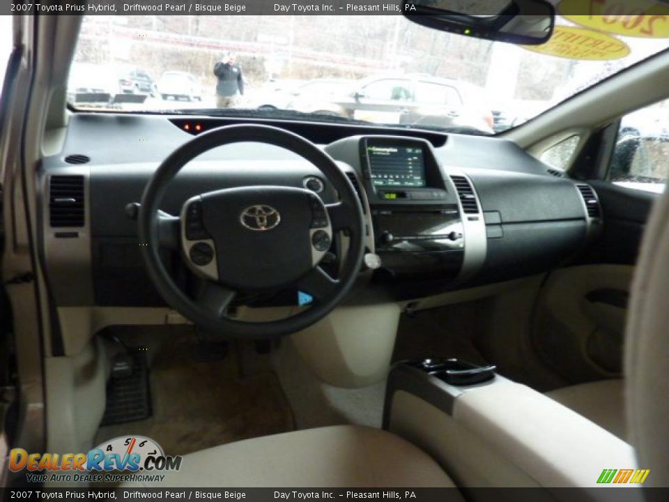 2007 Toyota Prius Hybrid Driftwood Pearl / Bisque Beige Photo #10