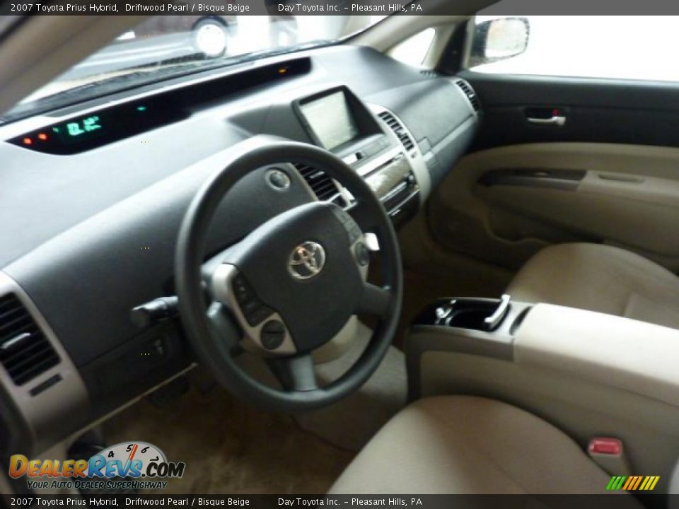 2007 Toyota Prius Hybrid Driftwood Pearl / Bisque Beige Photo #12