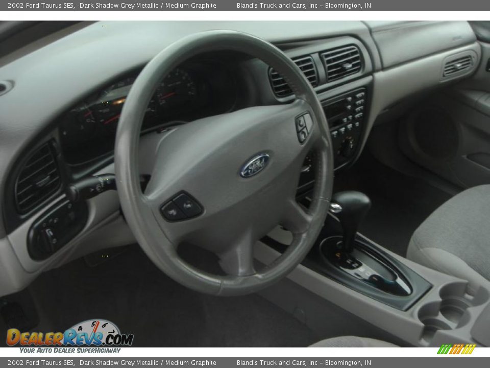 2002 Ford Taurus SES Dark Shadow Grey Metallic / Medium Graphite Photo #28