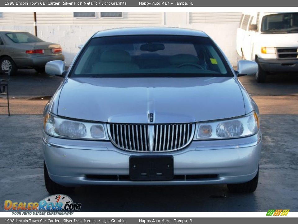1998 Lincoln Town Car Cartier Silver Frost Metallic / Light Graphite Photo #4