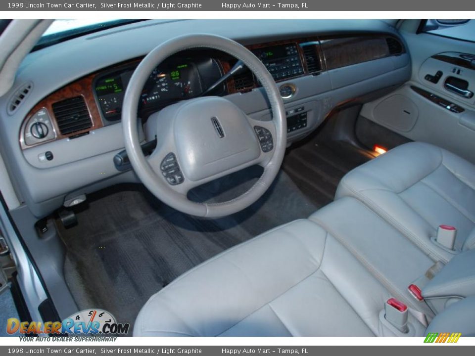 Light Graphite Interior - 1998 Lincoln Town Car Cartier Photo #14