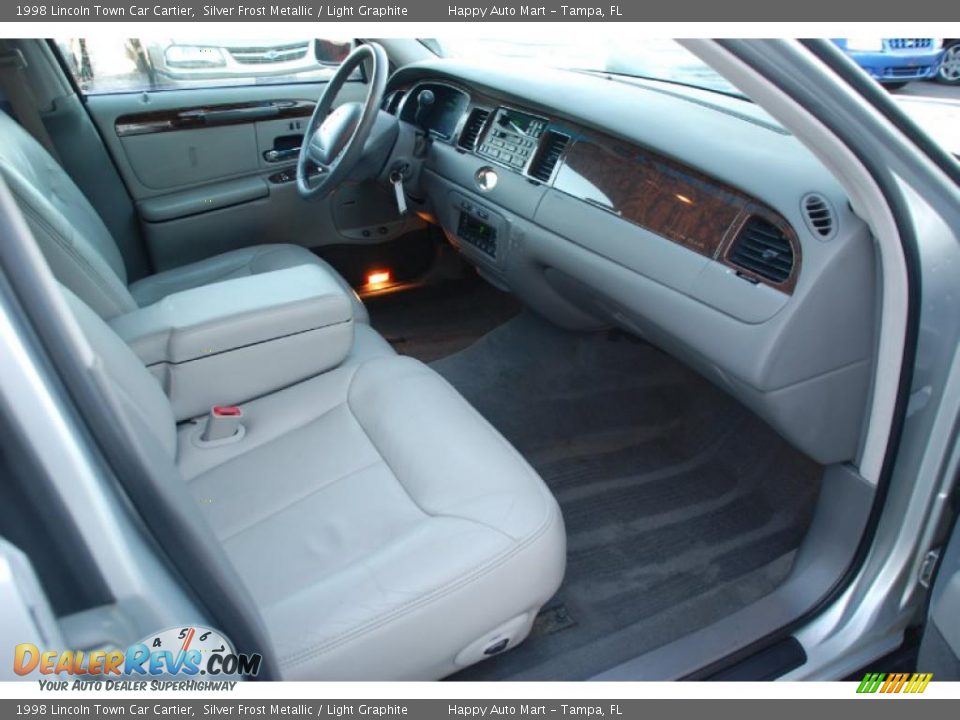 Light Graphite Interior - 1998 Lincoln Town Car Cartier Photo #18