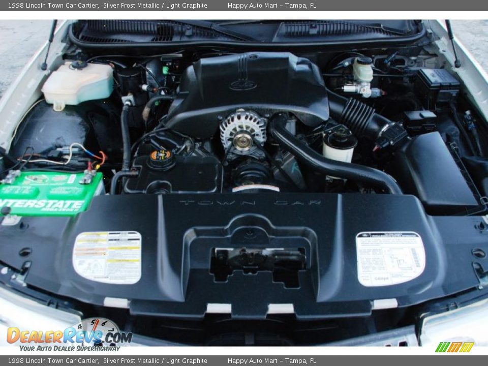 1998 Lincoln Town Car Cartier 4.6 Liter SOHC 16-Valve V8 Engine Photo #28