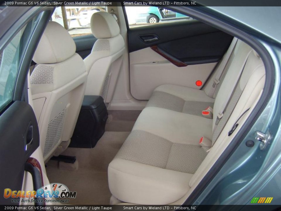 Light Taupe Interior - 2009 Pontiac G6 V6 Sedan Photo #12