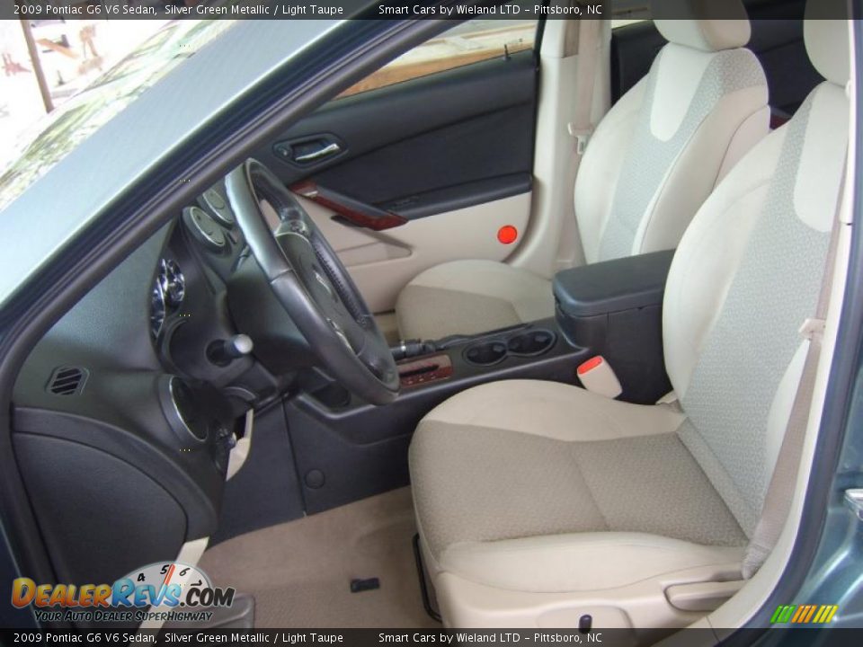 Light Taupe Interior - 2009 Pontiac G6 V6 Sedan Photo #14