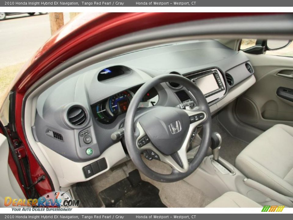 2010 Honda Insight Hybrid EX Navigation Steering Wheel Photo 11
