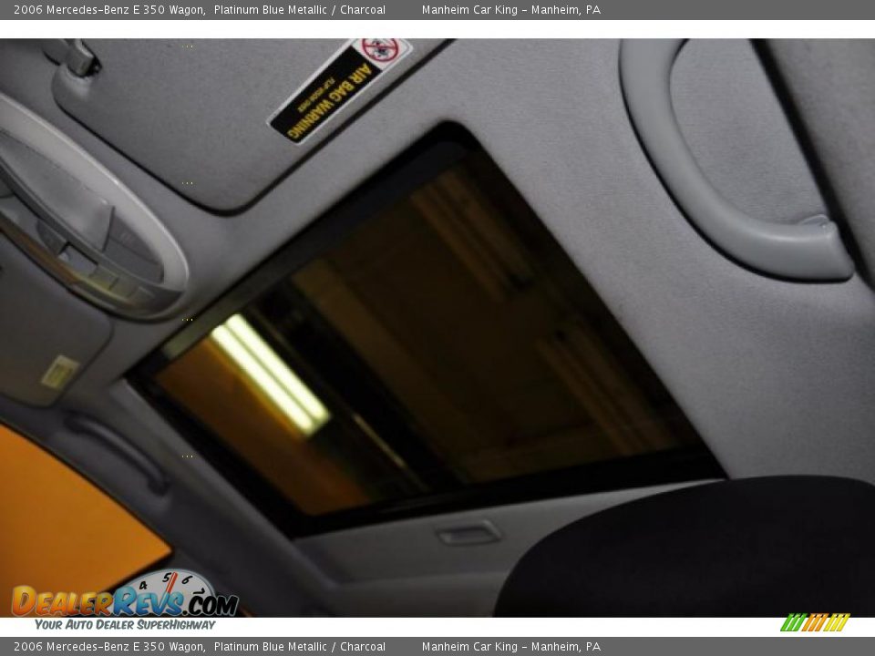 2006 Mercedes-Benz E 350 Wagon Platinum Blue Metallic / Charcoal Photo #8