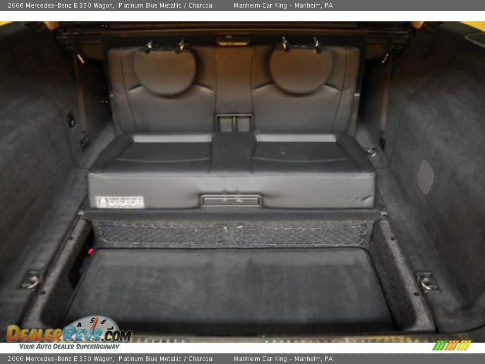 2006 Mercedes-Benz E 350 Wagon Platinum Blue Metallic / Charcoal Photo #13