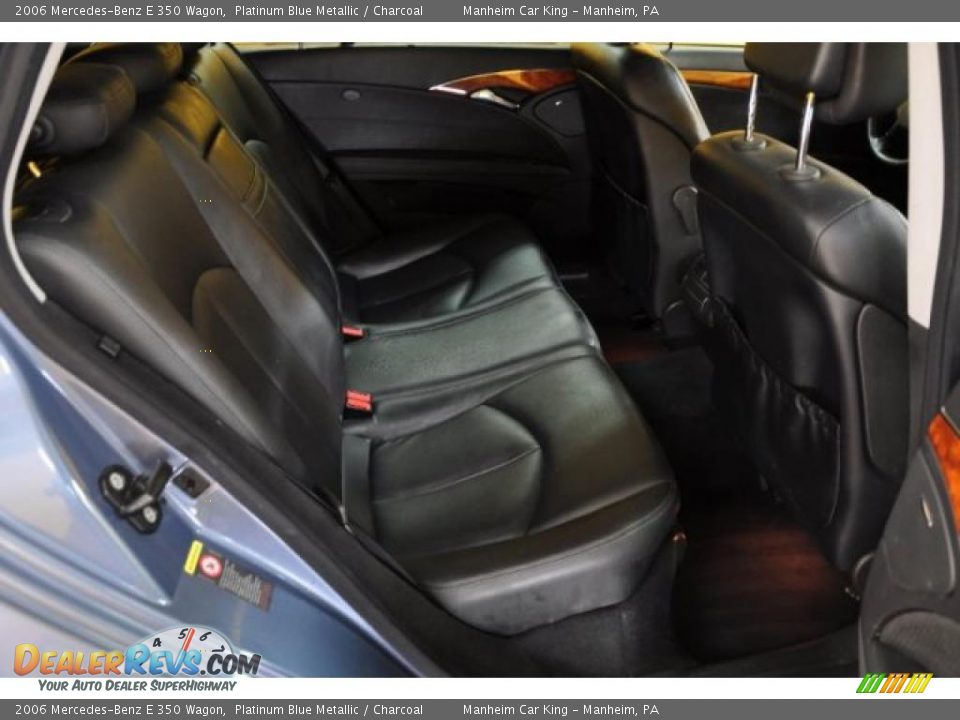 2006 Mercedes-Benz E 350 Wagon Platinum Blue Metallic / Charcoal Photo #15