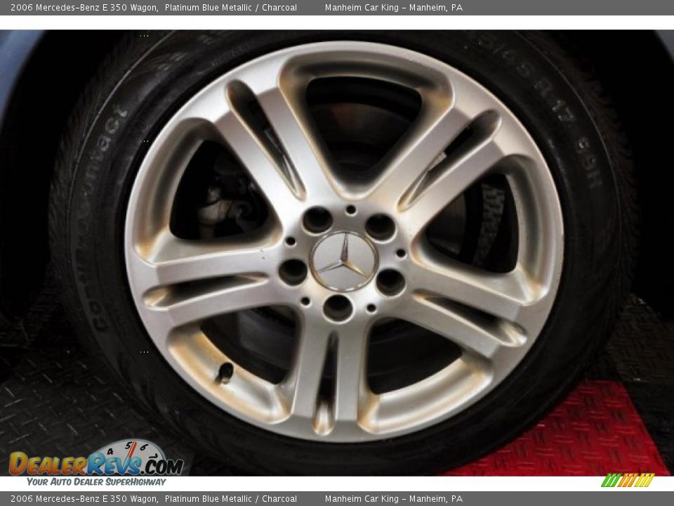 2006 Mercedes-Benz E 350 Wagon Platinum Blue Metallic / Charcoal Photo #19