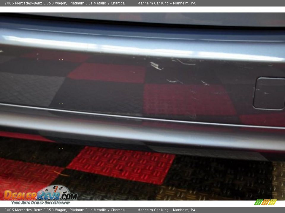 2006 Mercedes-Benz E 350 Wagon Platinum Blue Metallic / Charcoal Photo #22