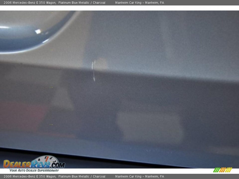 2006 Mercedes-Benz E 350 Wagon Platinum Blue Metallic / Charcoal Photo #23