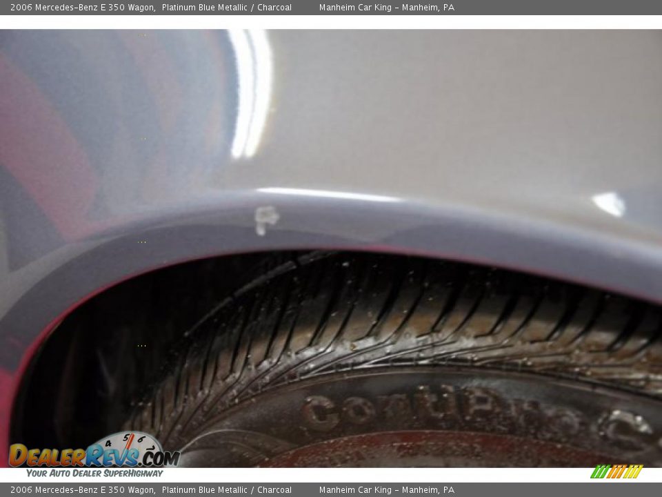 2006 Mercedes-Benz E 350 Wagon Platinum Blue Metallic / Charcoal Photo #26