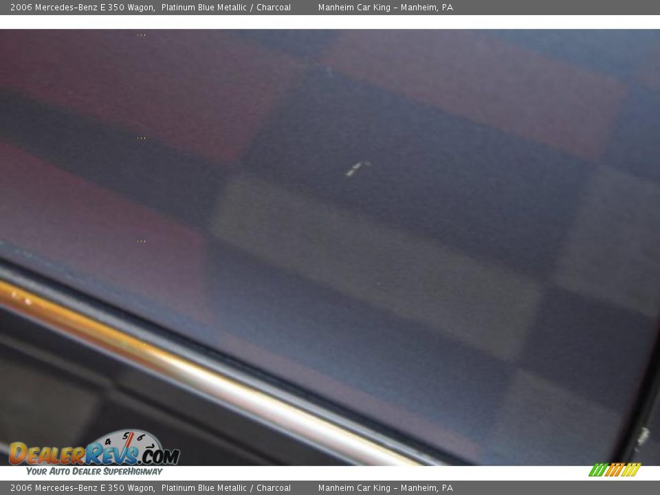 2006 Mercedes-Benz E 350 Wagon Platinum Blue Metallic / Charcoal Photo #28