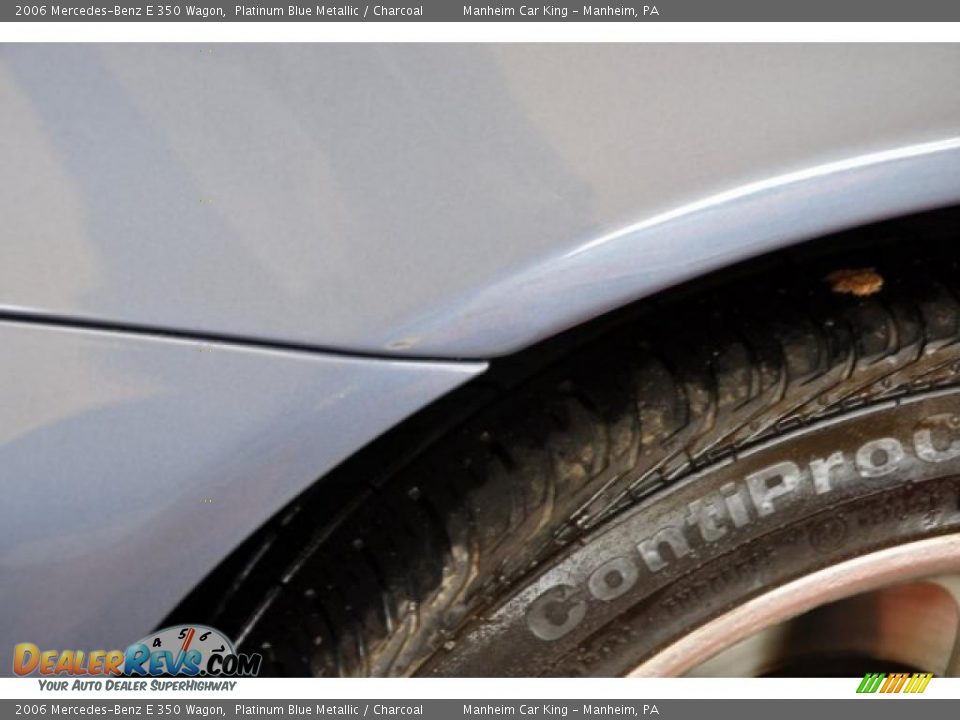 2006 Mercedes-Benz E 350 Wagon Platinum Blue Metallic / Charcoal Photo #29