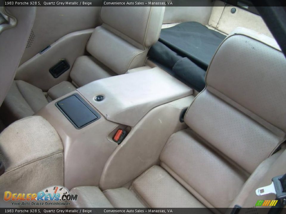 Beige Interior - 1983 Porsche 928 S Photo #13