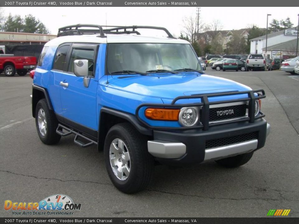 2007 Toyota FJ Cruiser 4WD Voodoo Blue / Dark Charcoal Photo #2