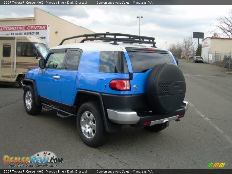 2007 Toyota FJ Cruiser 4WD Voodoo Blue / Dark Charcoal Photo #6