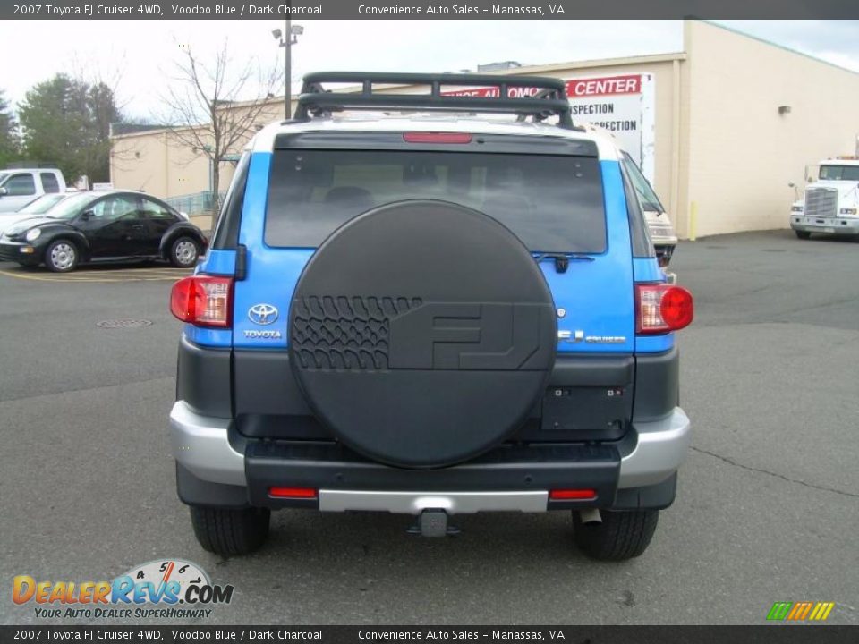 2007 Toyota FJ Cruiser 4WD Voodoo Blue / Dark Charcoal Photo #7