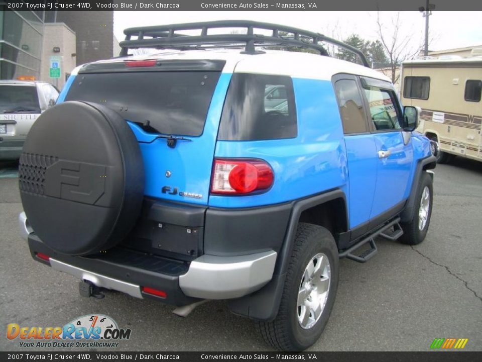 2007 Toyota FJ Cruiser 4WD Voodoo Blue / Dark Charcoal Photo #8