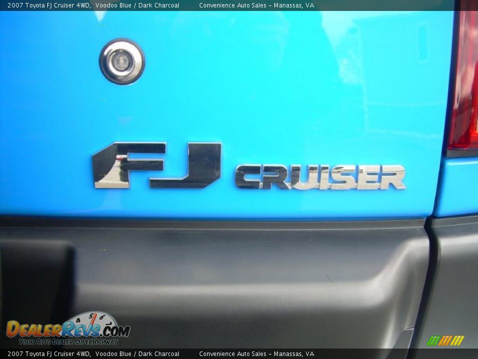 2007 Toyota FJ Cruiser 4WD Voodoo Blue / Dark Charcoal Photo #9