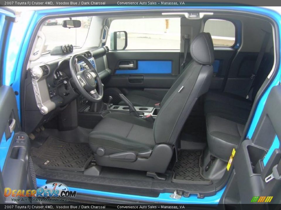 2007 Toyota FJ Cruiser 4WD Voodoo Blue / Dark Charcoal Photo #13