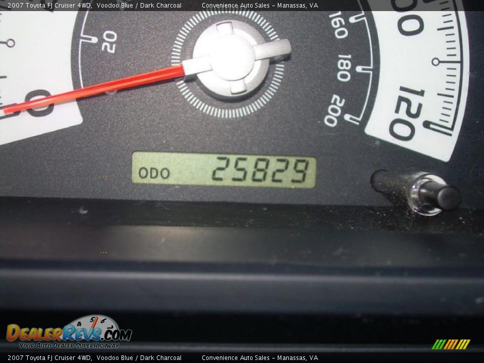 2007 Toyota FJ Cruiser 4WD Voodoo Blue / Dark Charcoal Photo #15