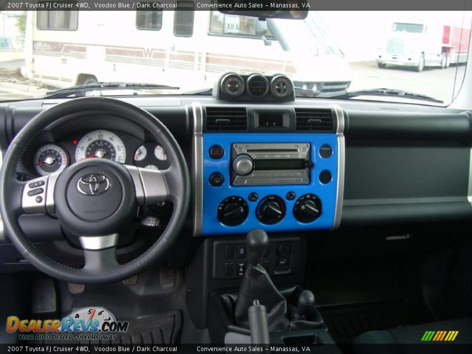 2007 Toyota FJ Cruiser 4WD Voodoo Blue / Dark Charcoal Photo #16