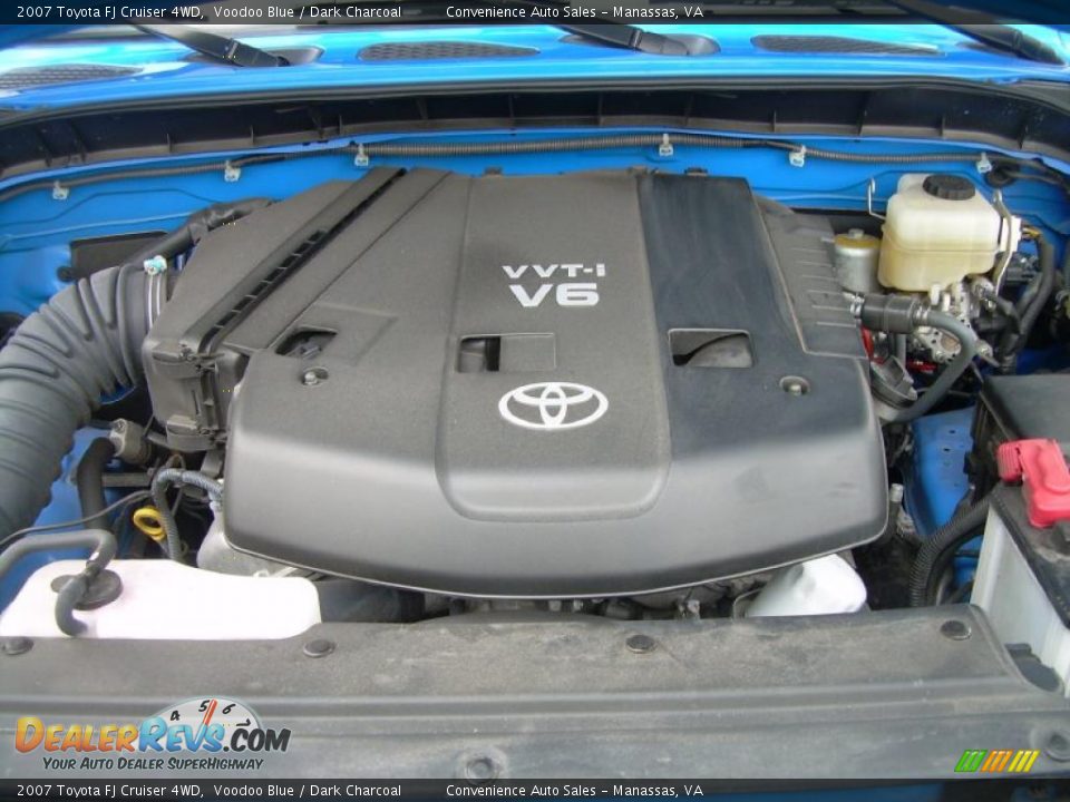 2007 Toyota FJ Cruiser 4WD Voodoo Blue / Dark Charcoal Photo #19