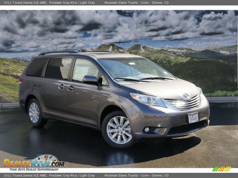 2011 Toyota Sienna XLE AWD Predawn Gray Mica / Light Gray Photo #1
