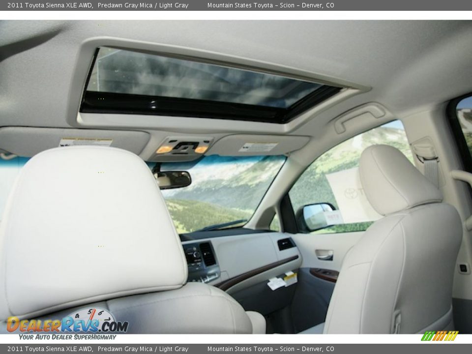 2011 Toyota Sienna XLE AWD Predawn Gray Mica / Light Gray Photo #8