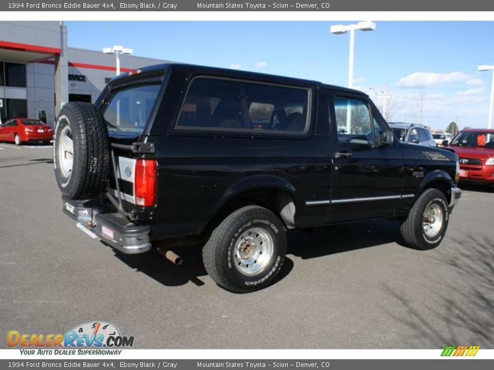 Ebony Black 1994 Ford Bronco Eddie Bauer 4x4 Photo #2