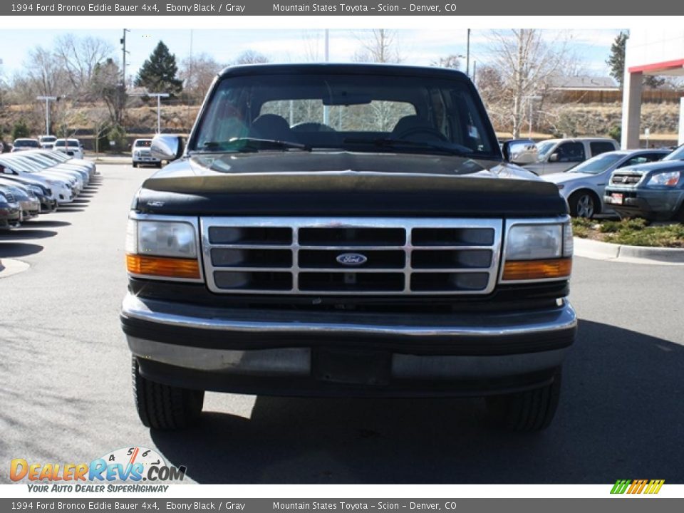 1994 Ford Bronco Eddie Bauer 4x4 Ebony Black / Gray Photo #6