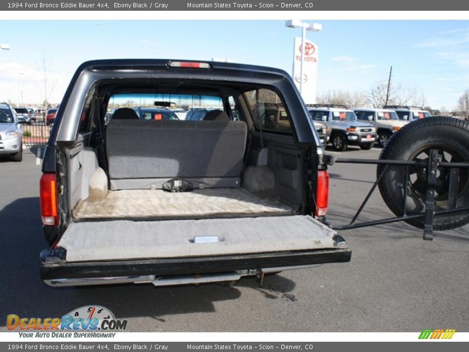 1994 Ford Bronco Eddie Bauer 4x4 Ebony Black / Gray Photo #24