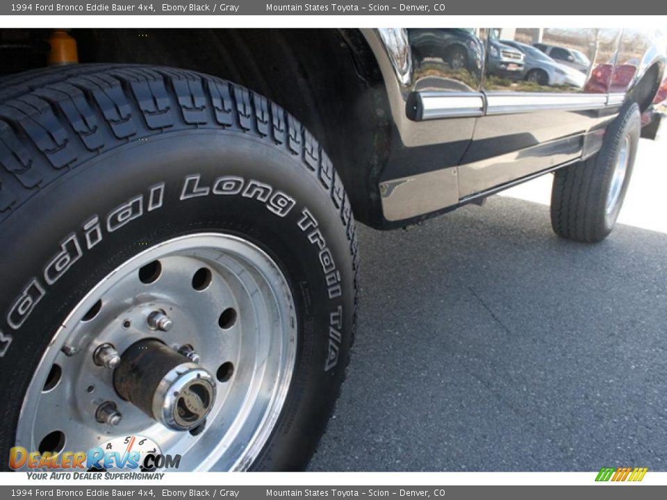 1994 Ford Bronco Eddie Bauer 4x4 Ebony Black / Gray Photo #27