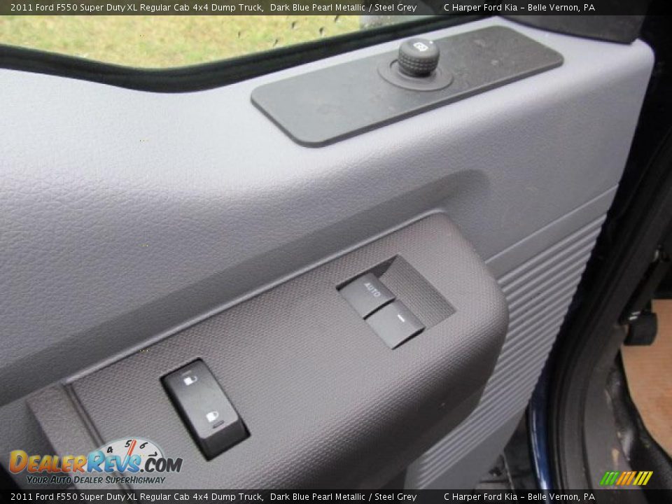 Controls of 2011 Ford F550 Super Duty XL Regular Cab 4x4 Dump Truck Photo #14