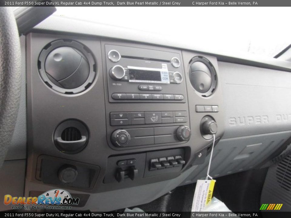 Controls of 2011 Ford F550 Super Duty XL Regular Cab 4x4 Dump Truck Photo #17