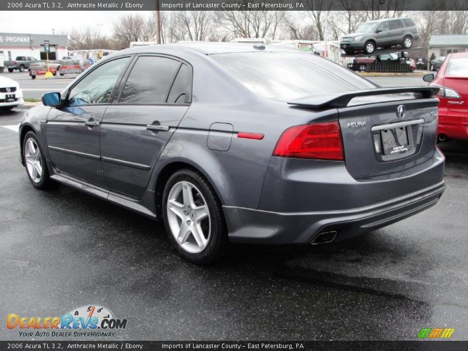 2006 Acura TL 3.2 Anthracite Metallic / Ebony Photo #4