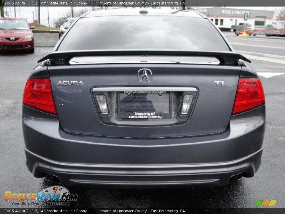 2006 Acura TL 3.2 Anthracite Metallic / Ebony Photo #5