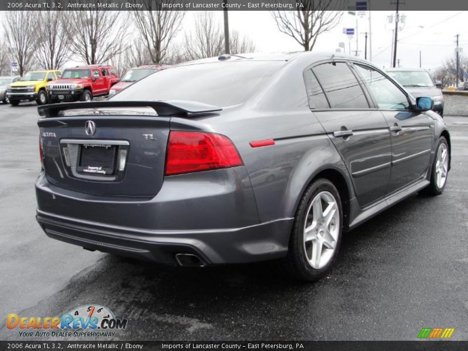 2006 Acura TL 3.2 Anthracite Metallic / Ebony Photo #6