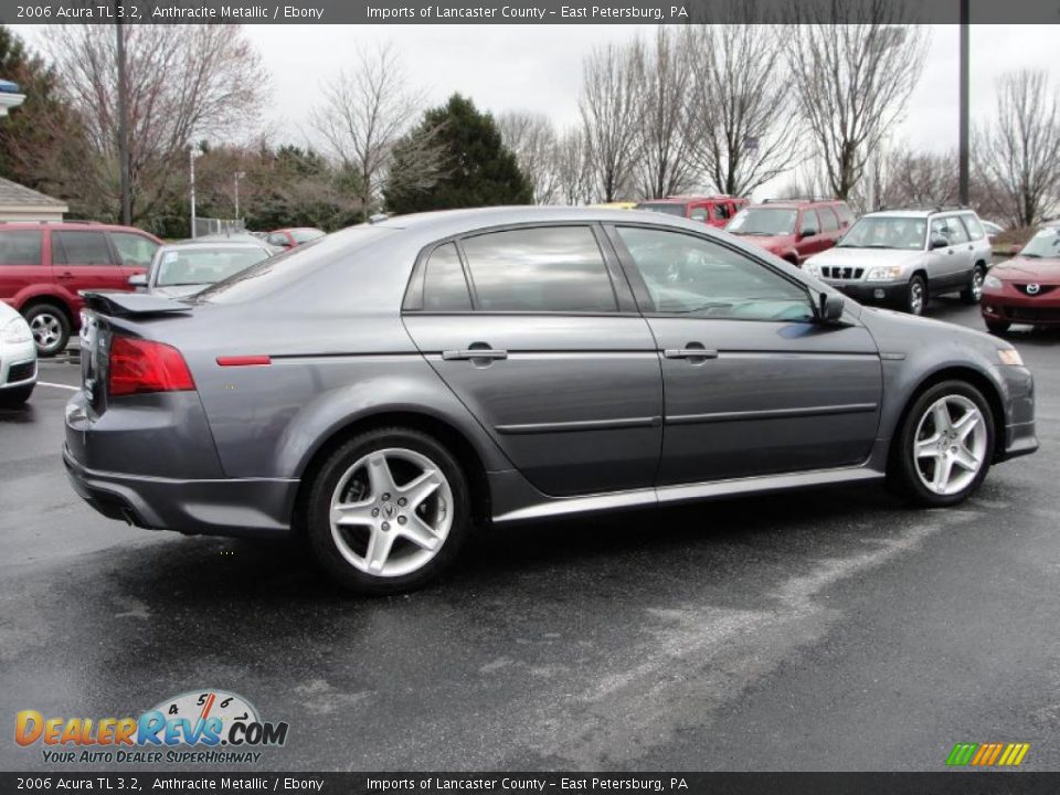 2006 Acura TL 3.2 Anthracite Metallic / Ebony Photo #7