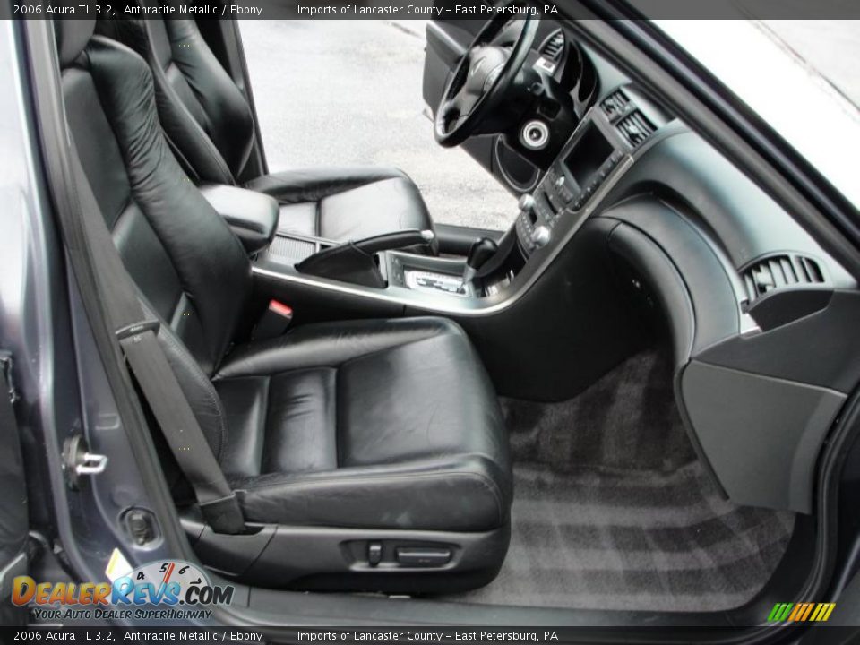 2006 Acura TL 3.2 Anthracite Metallic / Ebony Photo #11